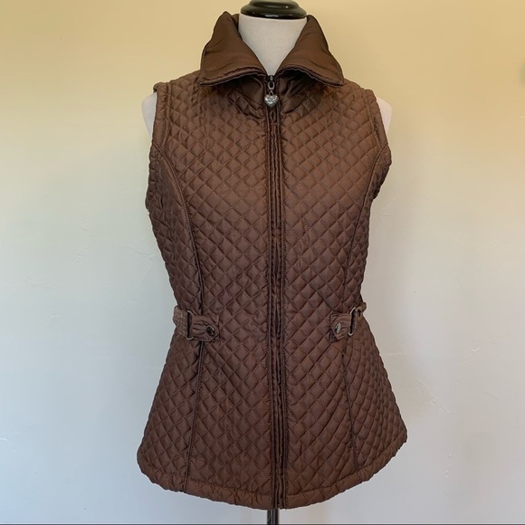 MiFresia Jackets & Blazers - MiFresia coppery brown vest